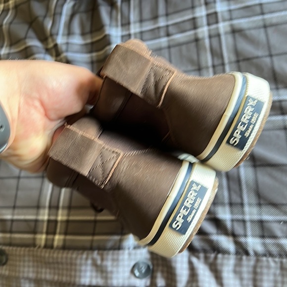 Sperry Halyard High-Top Sneaker in Dark Brown NWOT - Picture 12 of 15